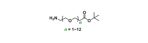 Amino-PEGn-COOtBu