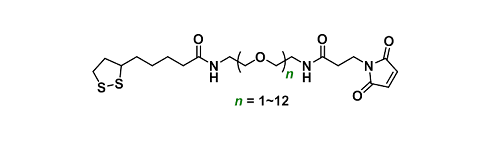 Lipoamide-PEGn-Mal