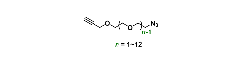 Propargyl-PEGn-N3