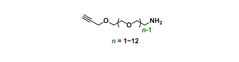 Propargyl-PEGn-amine