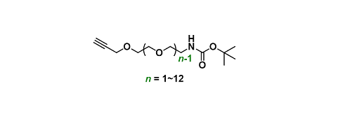 Propargyl-PEGn-NHBoc