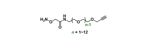 Aminooxy-amido-PEGn-propargyl