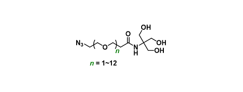 Azido-PEGn-Amido-Tris