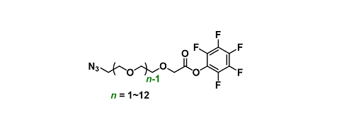 Azido-PEGn-CH2COO-PFP