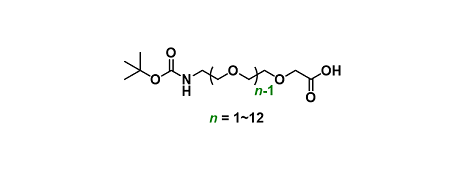 NHBoc-PEGn-CH2COOH