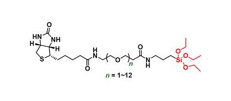 Biotin-PEGn-Silane