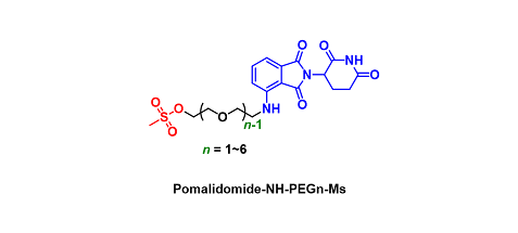 Pomalidomide-NH-PEGn-Ms