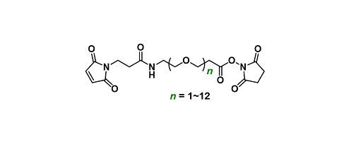 Mal-amido-PEGn-NHS