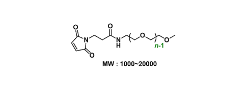 Mal-amido-PEGn-OMe
