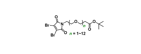 3,4-Dibromo-Mal-PEGn-Boc