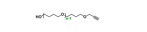 OH-(C4H8O)n-Propargyl